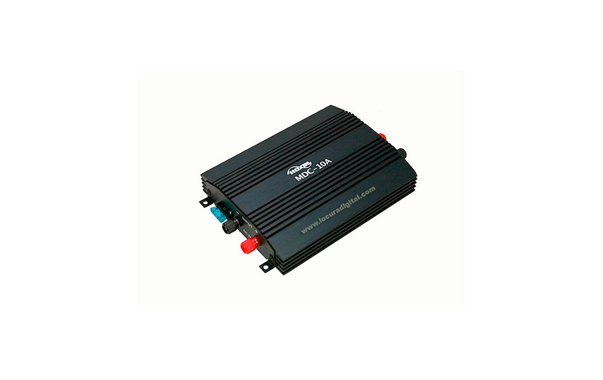 MDC10A HOXIN Conversor DC-DC. Reductor de tensión 24 - 12 voltios 10 amperios. Tecnología lineal de alta calidad muy resistente.
