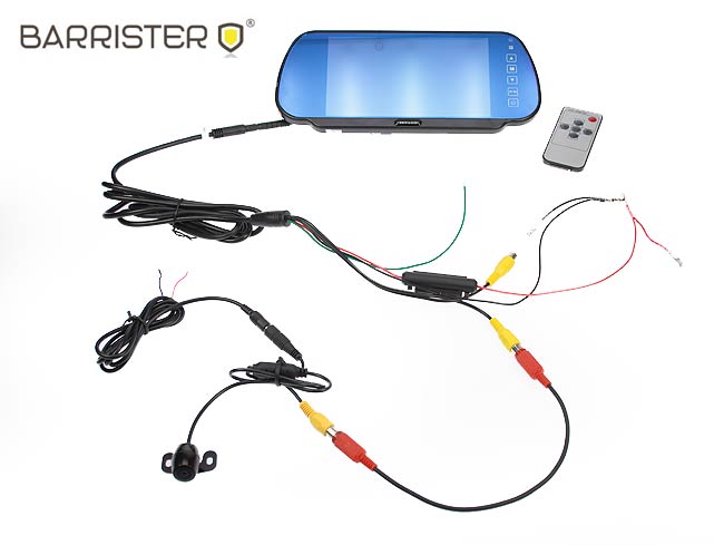 BARRISTER BRV-5 Sistema retrovision Monitor-Retrovisor 7 pulgadas 1 cámara .