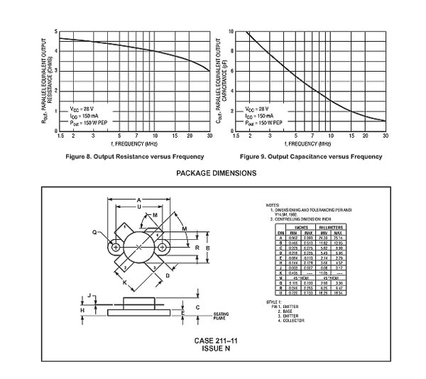 Transistor RF MRF422