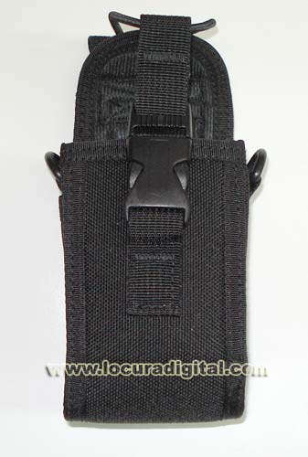 MY123 Funda Universal para walkies grandes, con clip y pinza cinturón