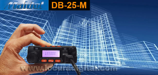 maldol db 25 m emisora bibanda vhf/uhf144/430 potencia 25w ultracompacta