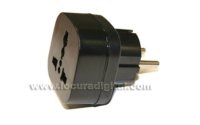 MOD319 plug adapter European male to female network UK
