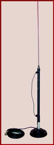 MAAS HVT-400 Mobile Multiband HF Antenna for the 80m / 40m / 20m / 15m / 10m / 6m / 2m / 70cm bands and Air Band: 118-136 MHz.