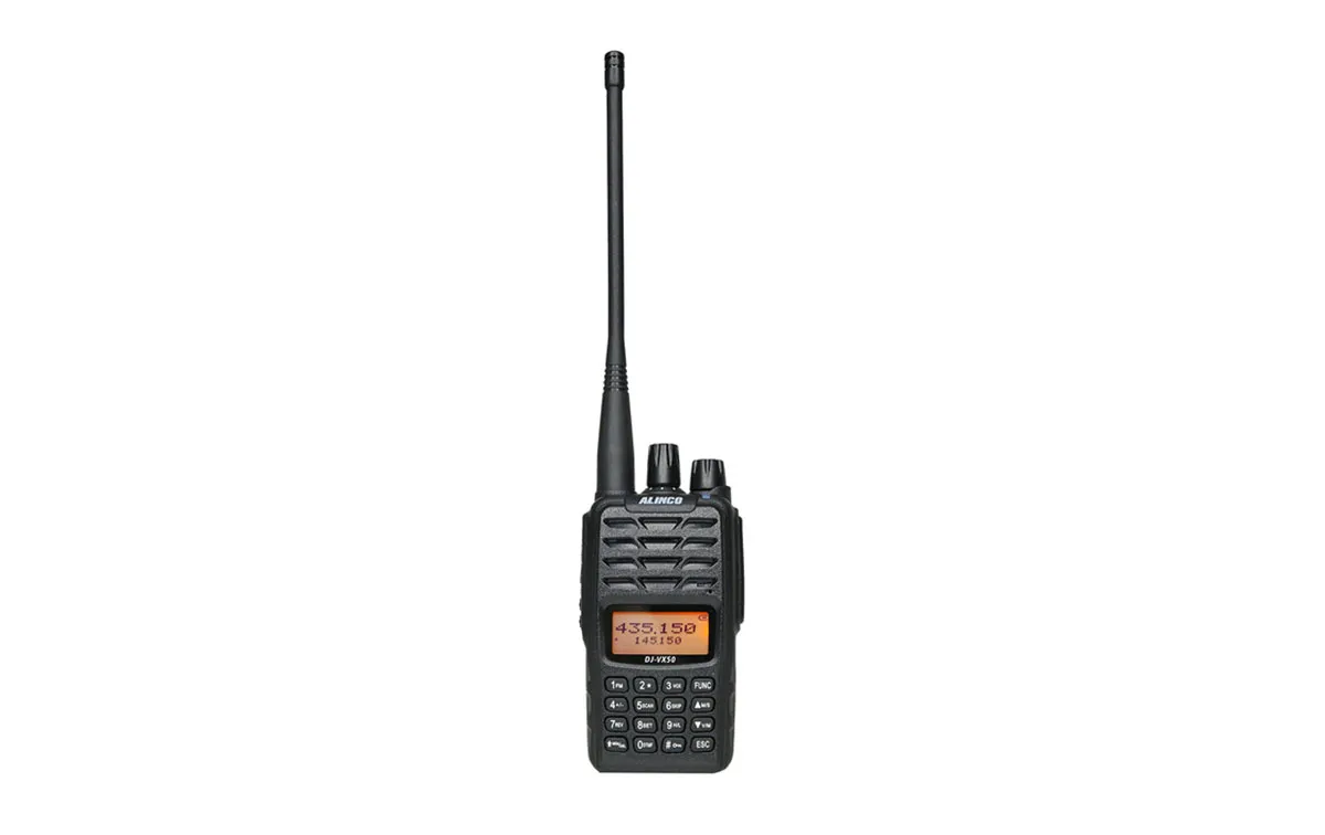 【即運用OK】ALINCO アマチュア無線機 VHF/UHF フルセット ALINCO DJ-VX-50E Walkie Talkie Biband VHF/UHF 144-440 Mhz IP-67