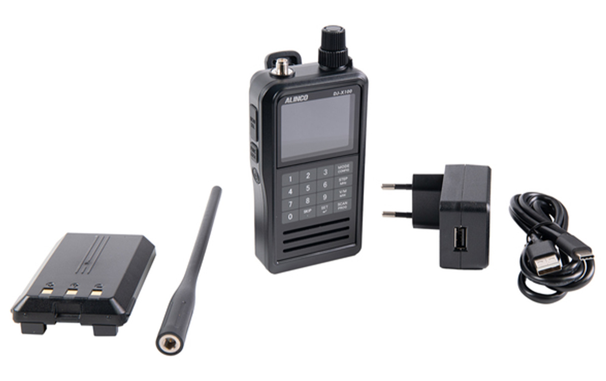 alinco dj-x-100-e receptor escaner digital multimodo 30 - 470 mhz