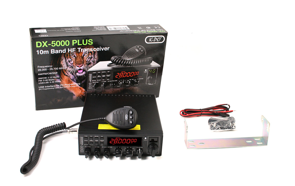 k-po dx 5000plus emisora de hf 28 mhz banda de 10 m