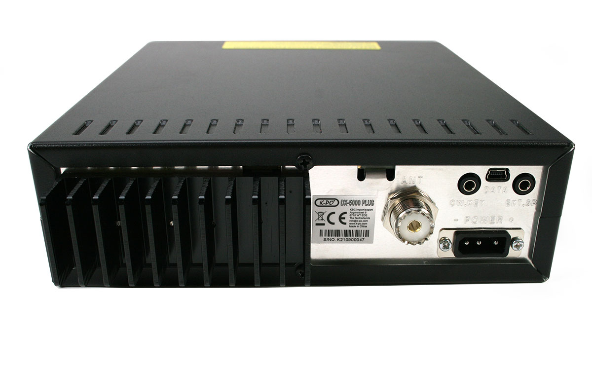 k-po dx-5000 plus conector antena pl hembra y conector altavoz