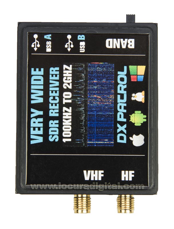 dx patrol receptor de banda ancha 100 khz a 2 ghz