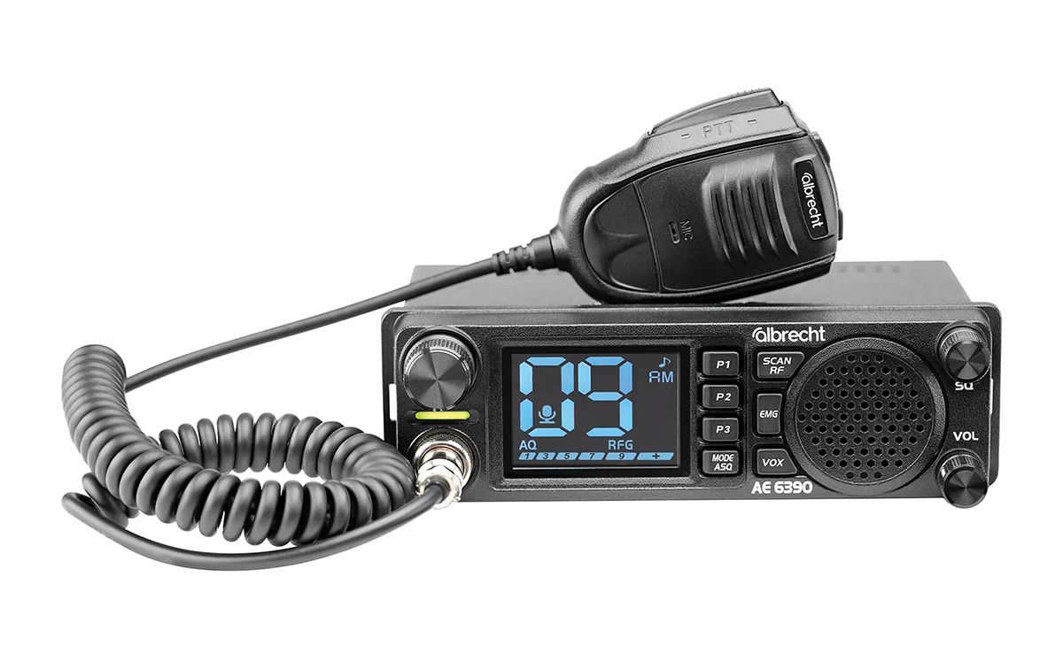 ALBRECHT AE 6390 CB CB Radio 27 AM/FM 12-24 volts. Front speaker