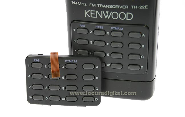 TECLADO DTMF S79041225 KENWOOD TH-22