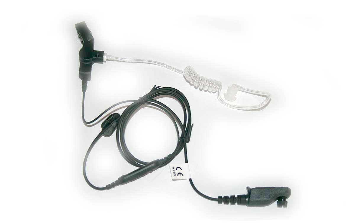 HYTERA EAN30-P micro-auricular PTT, tipo tubular AP515, AP585, BP515