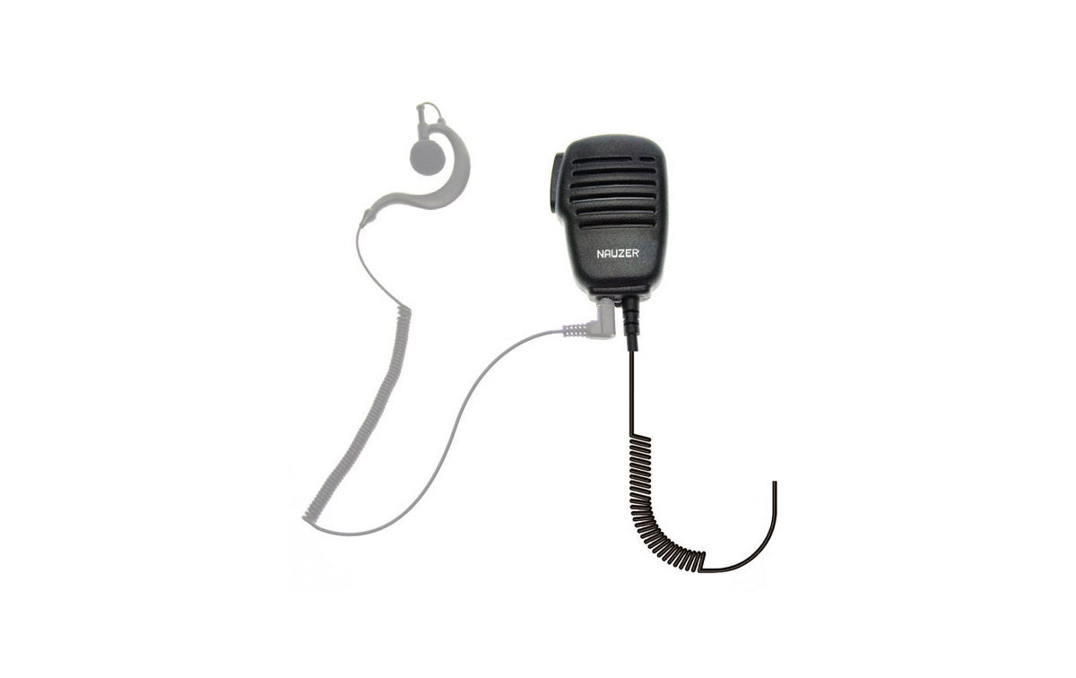 Micro-casque MIA-120-K Pour Talkies-walkies Kenwood - Compatible Nombreux Modèles, Avec Poussoir PTT, Connexion Pin09as/10as