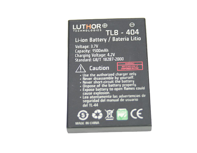 Luthor TLB-404 Lithium battery, 1,500 mAh. TL-44 walkie