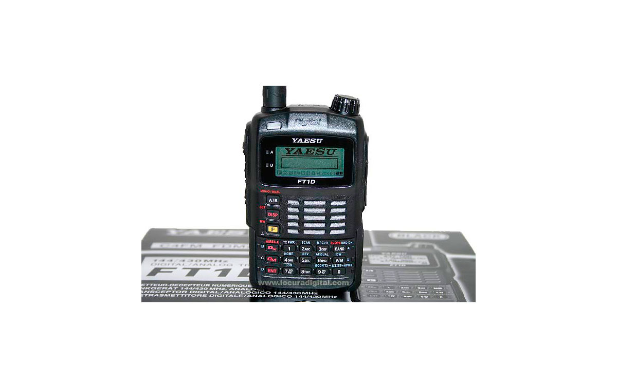 yaesu ft1dr bibanda 144/430mhz con gps