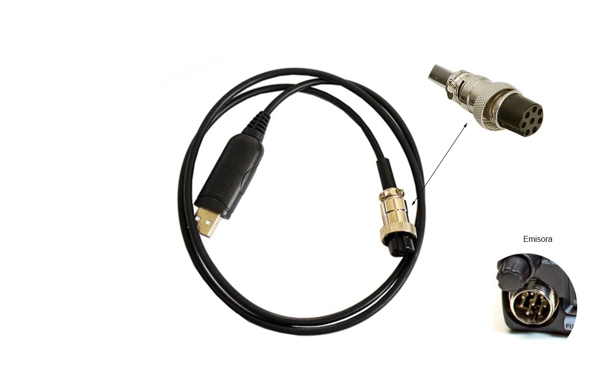 ALINCO ERW-12 Cable de programación USB Alinco DR-638H