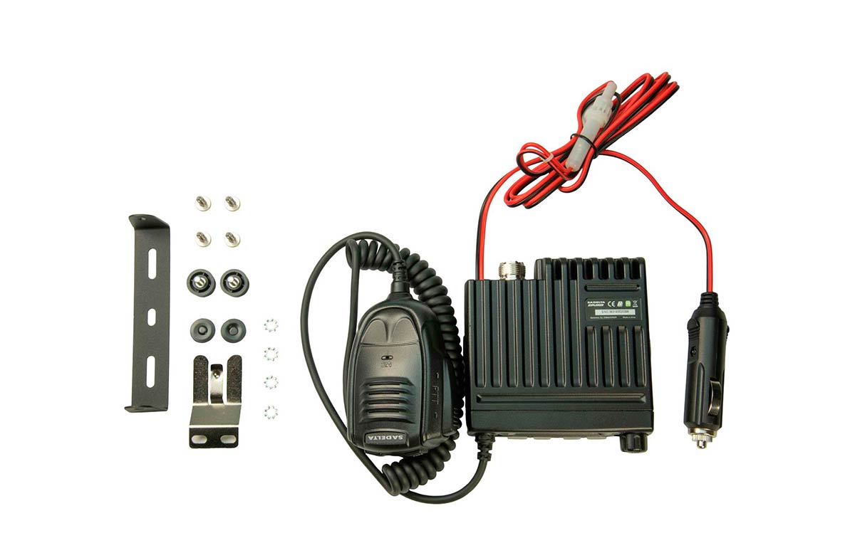 sadelta explorer-27 emisora mini cb 27 mhz canales 40 am/fm   conector de mechero 12 voltios
