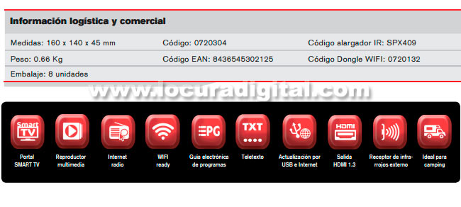 exhdflex fte extreme hd flex receptor satélite hd 12 y 220 volts