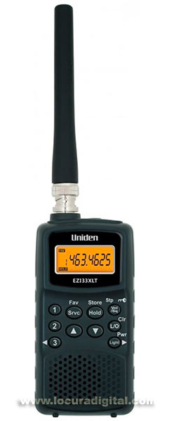 ezi-33-xlt uniden escaner vhf 78 a 174 mhz (incluye banda aérea) y uhf 406 a 512 mhz. 9 bandas, 180 canal