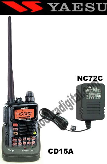 YAESU VX6 CARGADOR RAPIDO CD15A