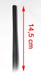 ANTENA VHF ORIGINIAL YAESU PARA VX110 Y VX150 