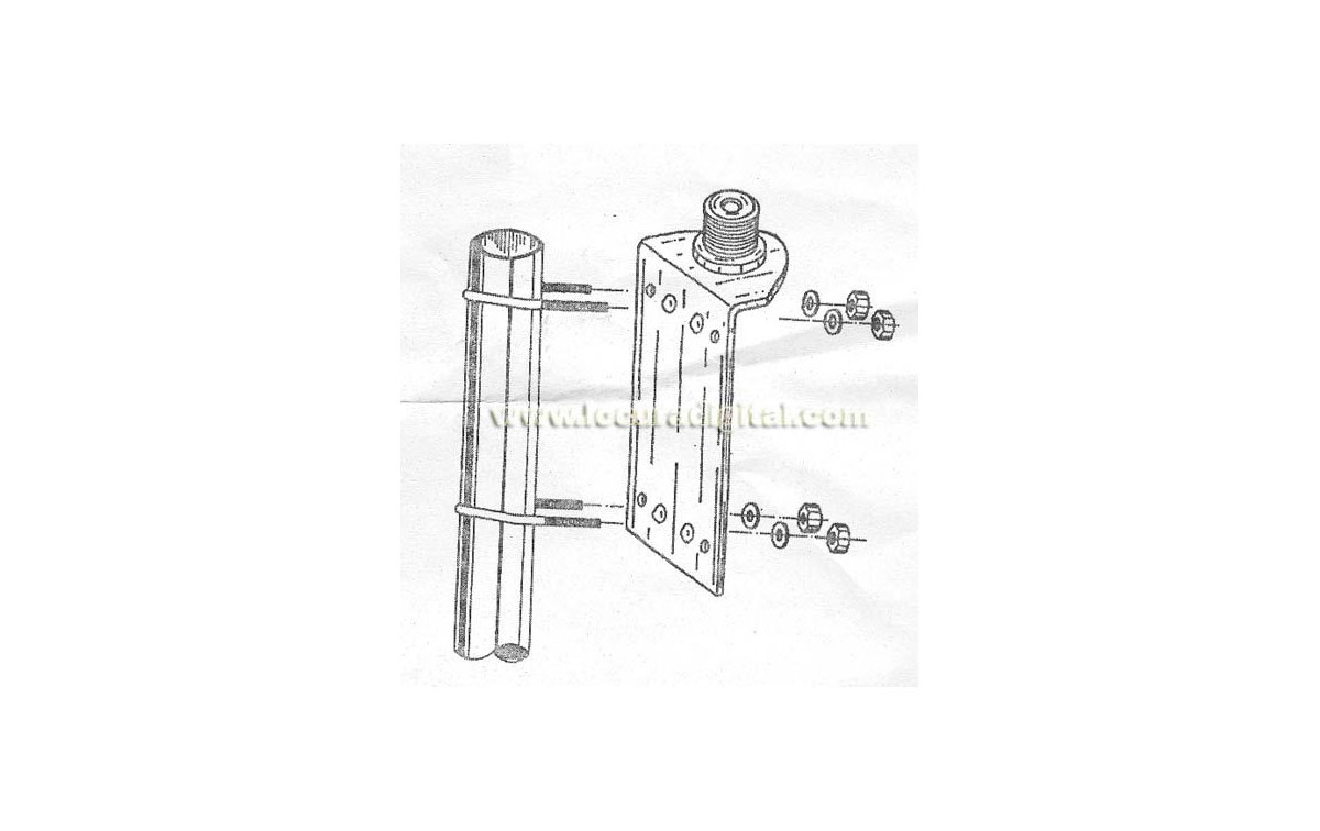 KN510 BASE FIXE POUR MÂT