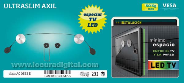 ULTRASSLIM SOPORTE ESPECIAL  PARA PANTALLAS DE LED. 