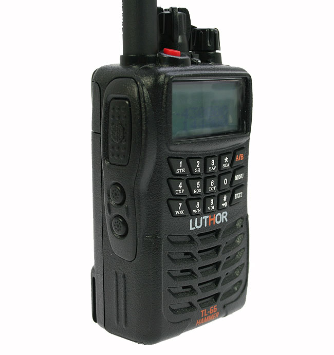 LUTHOR TL 66 HAMMER Walkie doble banda VHF/UHF. IP 65 BATERIA ALTA CAPACIDAD TLB 409