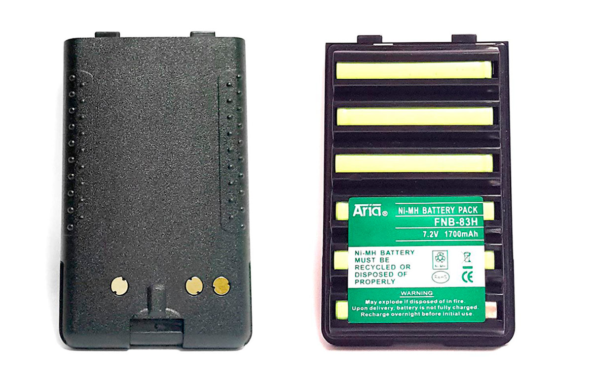 la batería fnb-83 es una batería recargable ni-mh de 7.2v y 1700mah utilizada en una variedad de modelos de walkie-talkies de la marca yaesu, como el vx-110, vx-150, ft-60, vx-120, vx-170, vx-146 y vx-246