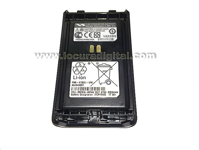 FNBV130LI VERTEX Batería Ion Litio 7,4v 2300 mAh para VX354 (NUEVA VERSION)