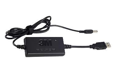 FR09 Peltor cargador USB conector. Cargador inteligente con indicador LED. Adecuado para WS Alerta XP, ACK053.