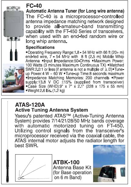 YAESU FT450AT