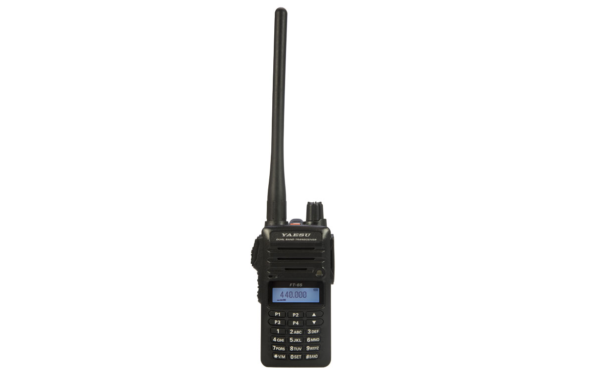 Yaesu FT-65 DOUBLE BAND VHF / UHF Walkie Talkie - Potência 5 W