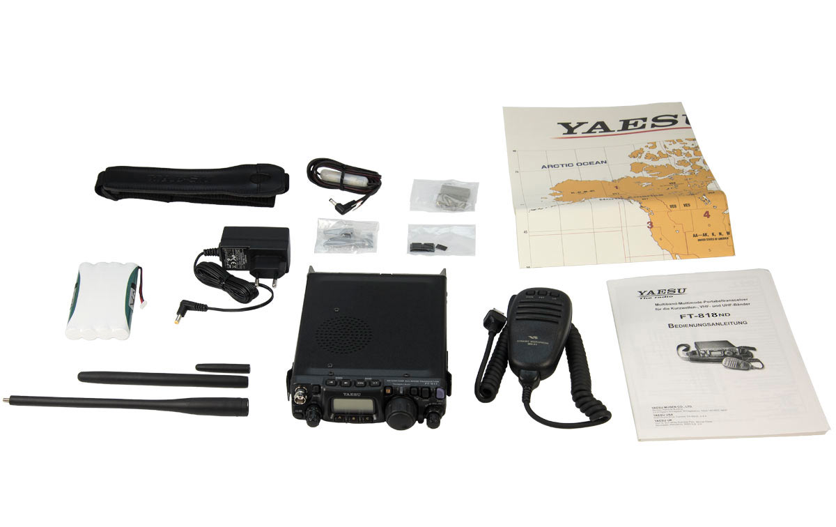 YAESU FT-818 HF/VHF/UHF Multiband Handheld Transceiver