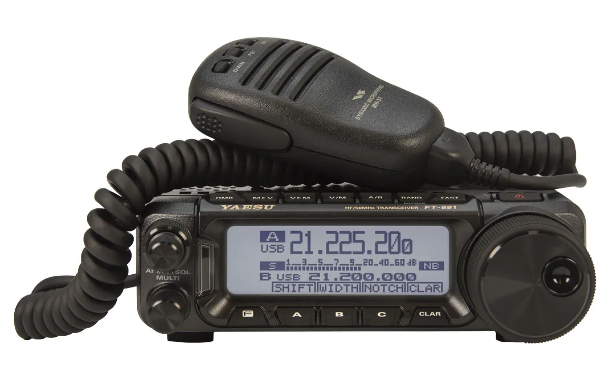 YAESU FT-891 Compact HF/VHF/100W Transceiver and Detachable Panel