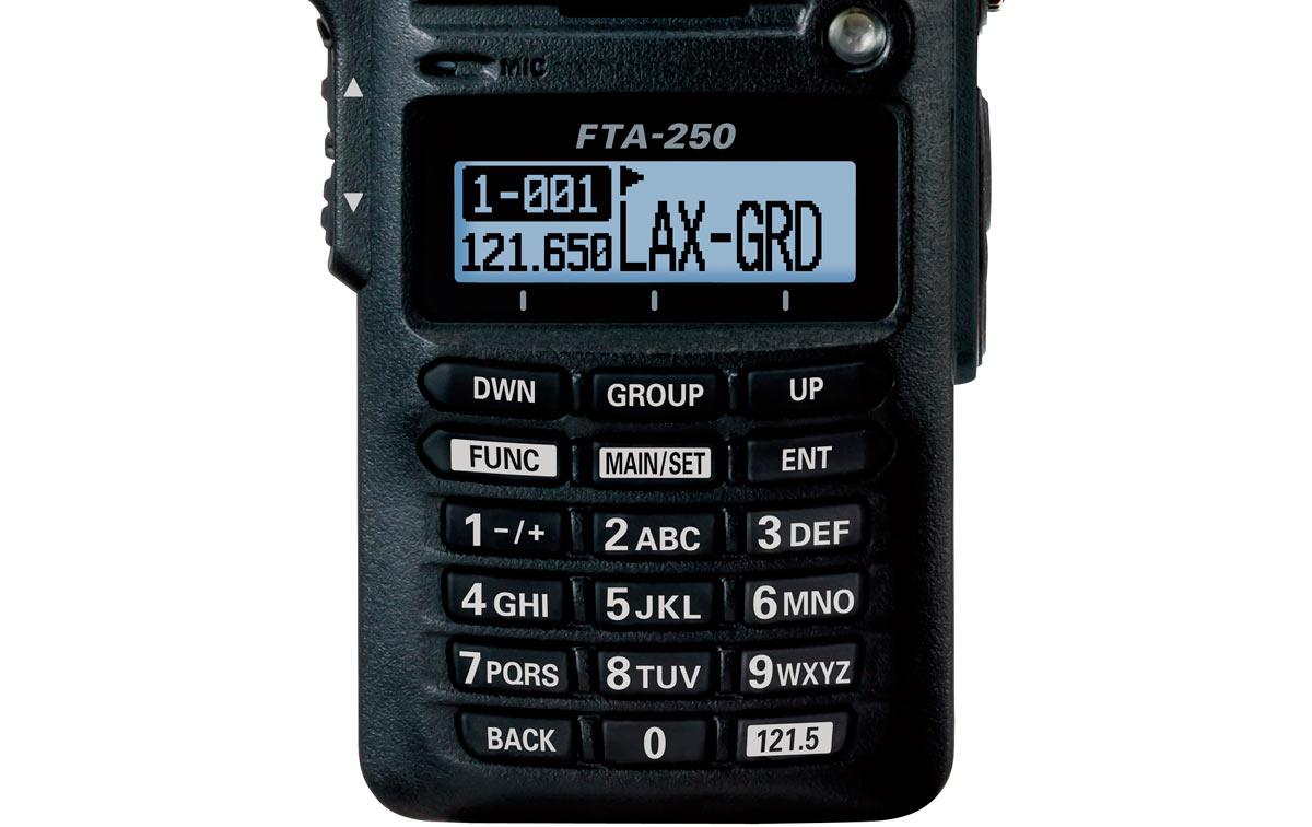 fta250l yaesu transceptor banda aérea 108-136 mhz 