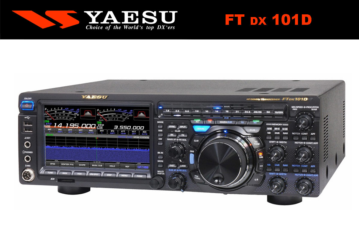 yaesu ft dx 101d equipo de hf 160 y 6 metros con sdr