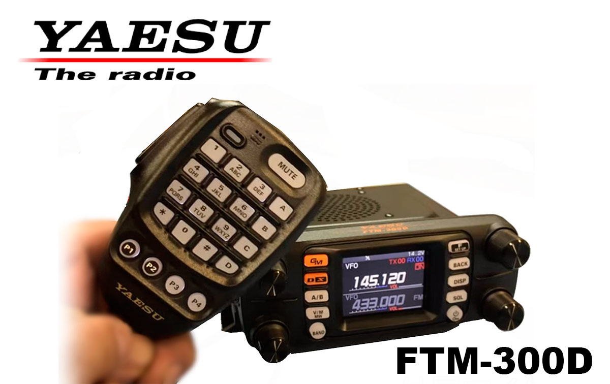 YAESU FT300DE Emisora BIBANDA 144/430 MHz potencia 50 watios, Full Duplex 