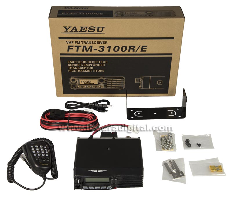 ftm3100e yaesu equipo movil amateur vhf 144 146 mhz. 65 watios