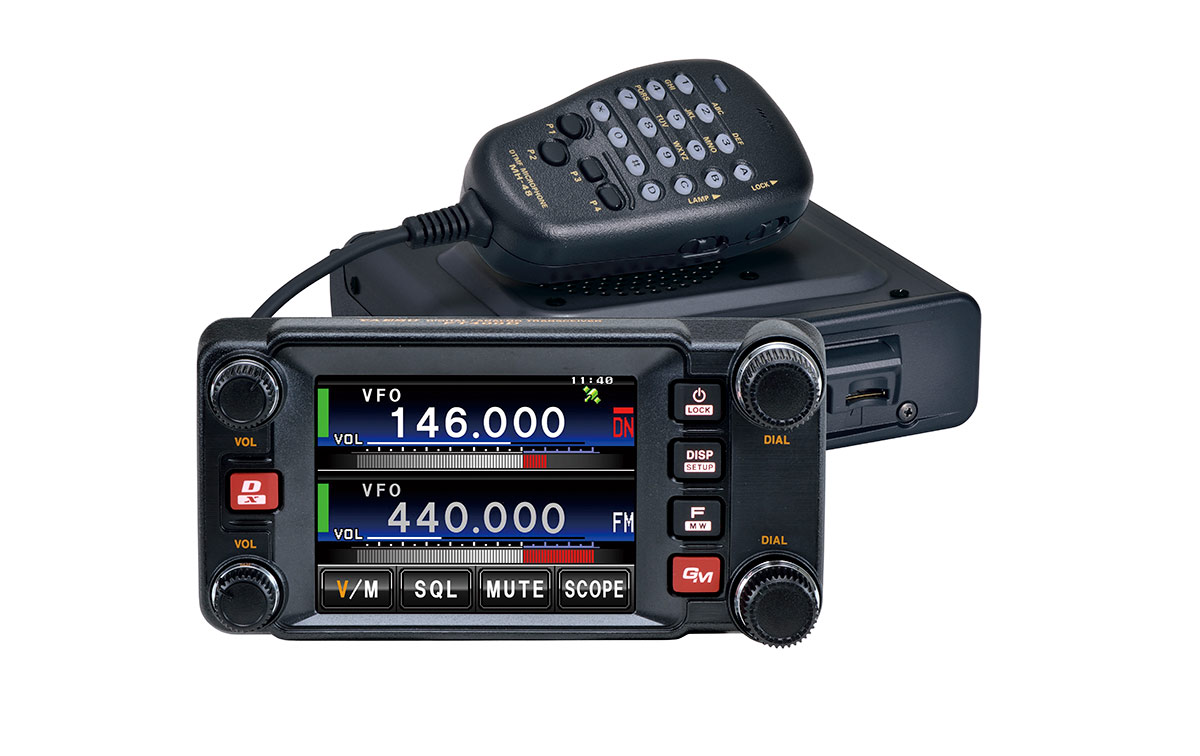 Transceptor móvil Doble banda VHF-UHF 144/430 Mhz