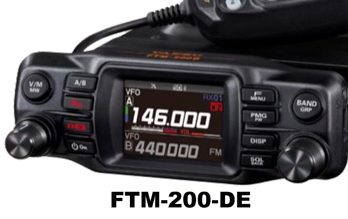 YAESU FTM200DE Emisora BIBANDA 144/430 MHz potencia 50 watios