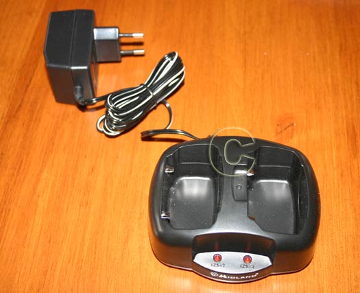 CA ATL / G7. DUAL DESKTOP CHARGER FOR WALKIE AND ATLANTIC MIDLAND G7