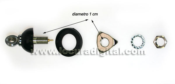 GAMMA 2R SIRTEL CB Antenna 27 Mhz. made of fiber and 92 cms spring.