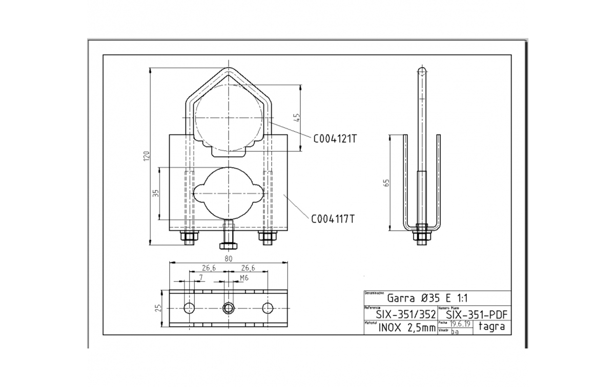 TAGRA GPC-868-12 Antena vertical Omnidireccional 868 Mhz Longitud 1,5 mts