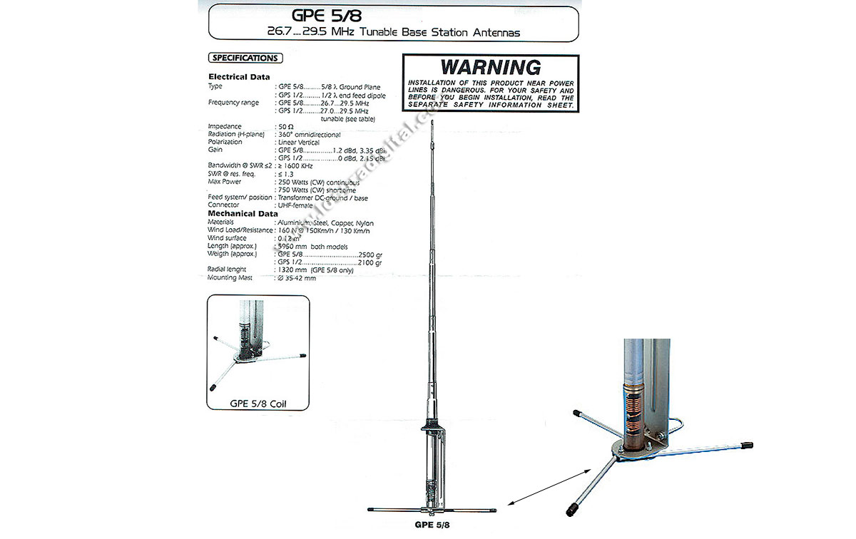 gpe58-sirio-base-antenna-cb-27-mhz-5-8-wave-length-6-meters