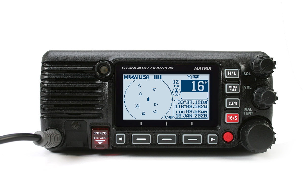 STANDARD HORIZON GX-2400-GPS-NMEA Emisora Nautica GPS. Color Negro 