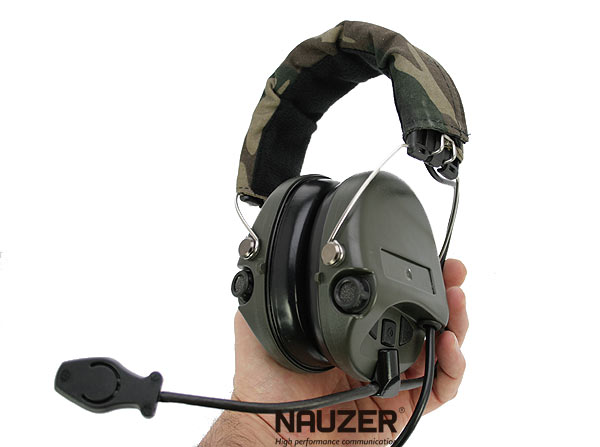 NAUZER HEL 980 Casque Micro minceur AIRSOFT spéciale avec amplificateur