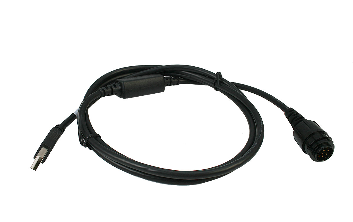 HKN6184 Cable de programación a través de conector frontal micro motorola