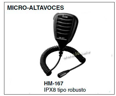 HM167 Micro altavoz de mano robusto IPX8