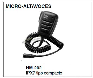 HM202 Micro altavoz de mano IPX7 para IC M 73