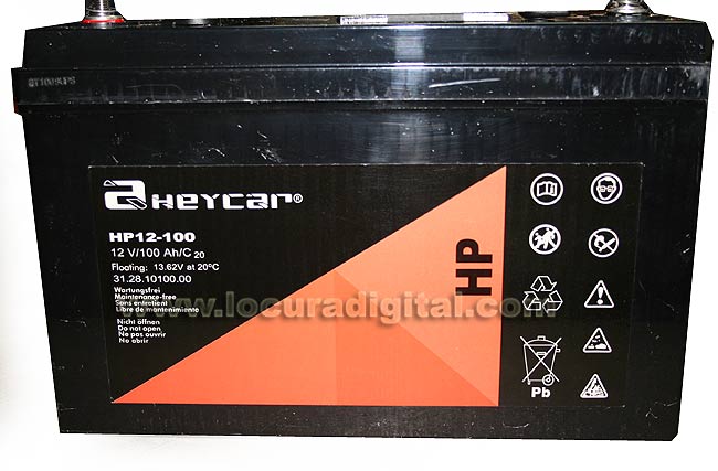 HC12-100 Batería plomo alta capacidad 12 voltios , 100 aH.